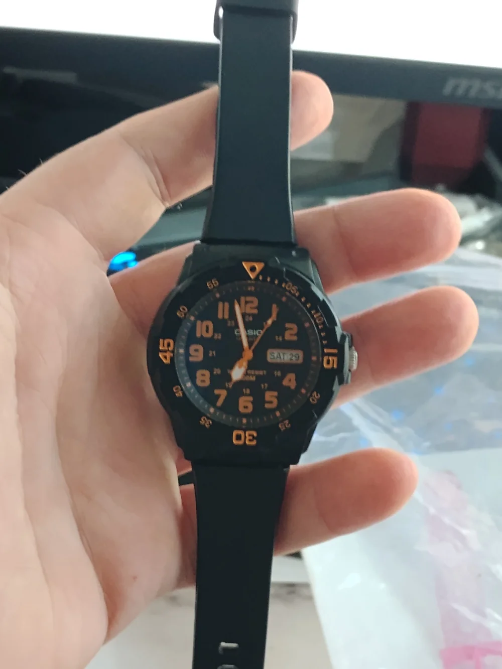 Casio black sport